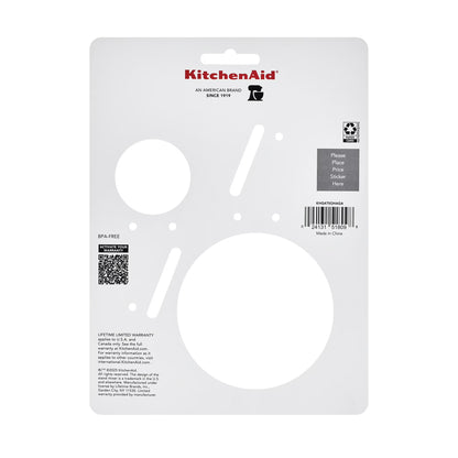 KitchenAid 9-Piece Stackable Measuring Cup and Spoon Set – Plastic Cooking Measurement Tools (Agave)