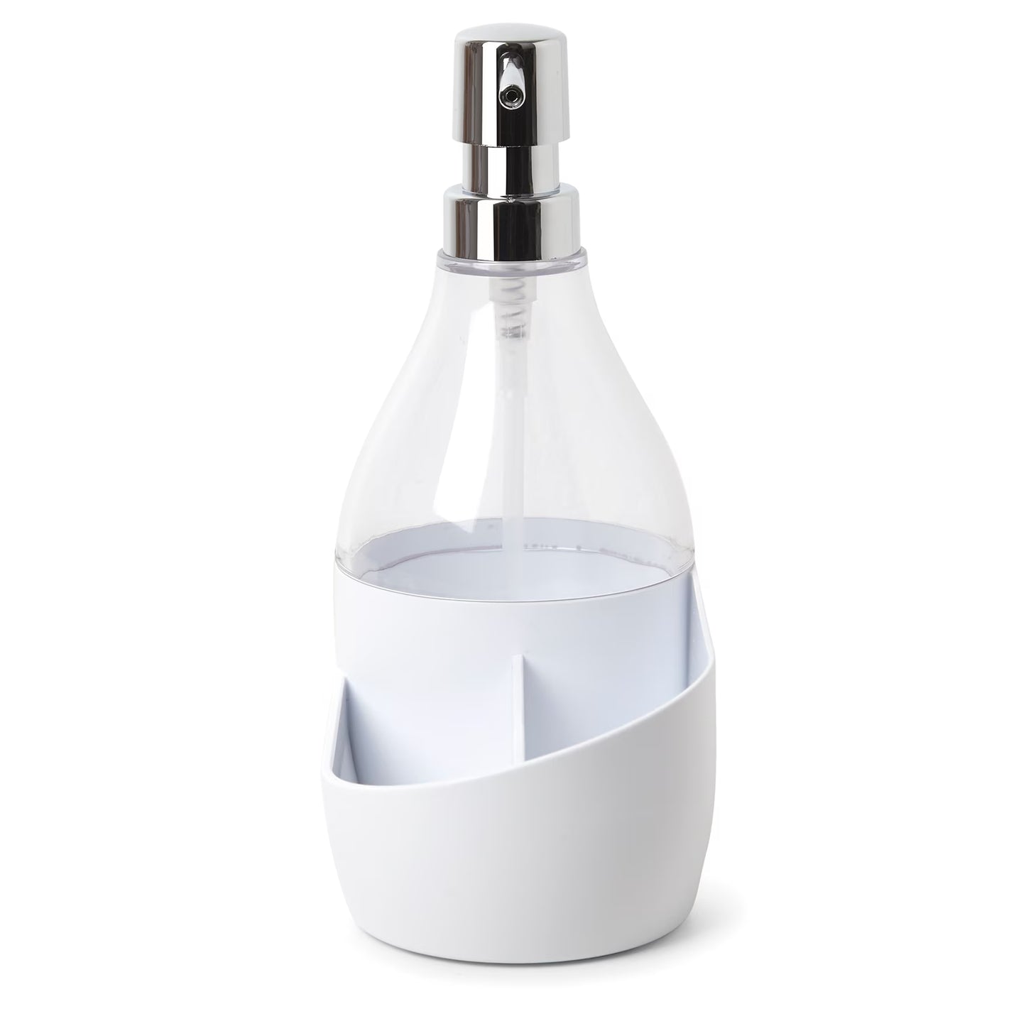 Mainstays Soap Pump & Sponge Holder with Built-In Caddy – 17.1 oz (508 ml) Kitchen Soap Dispenser