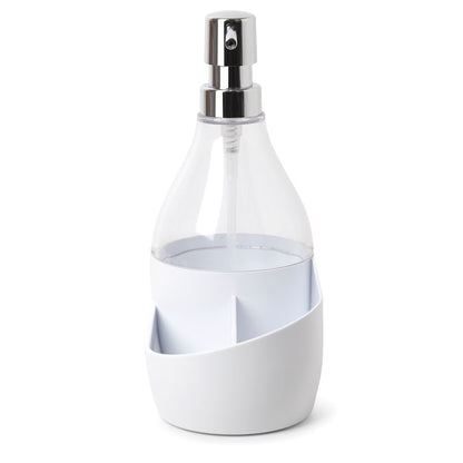 Mainstays Soap Pump & Sponge Holder with Built-In Caddy – 17.1 oz (508 ml) Kitchen Soap Dispenser